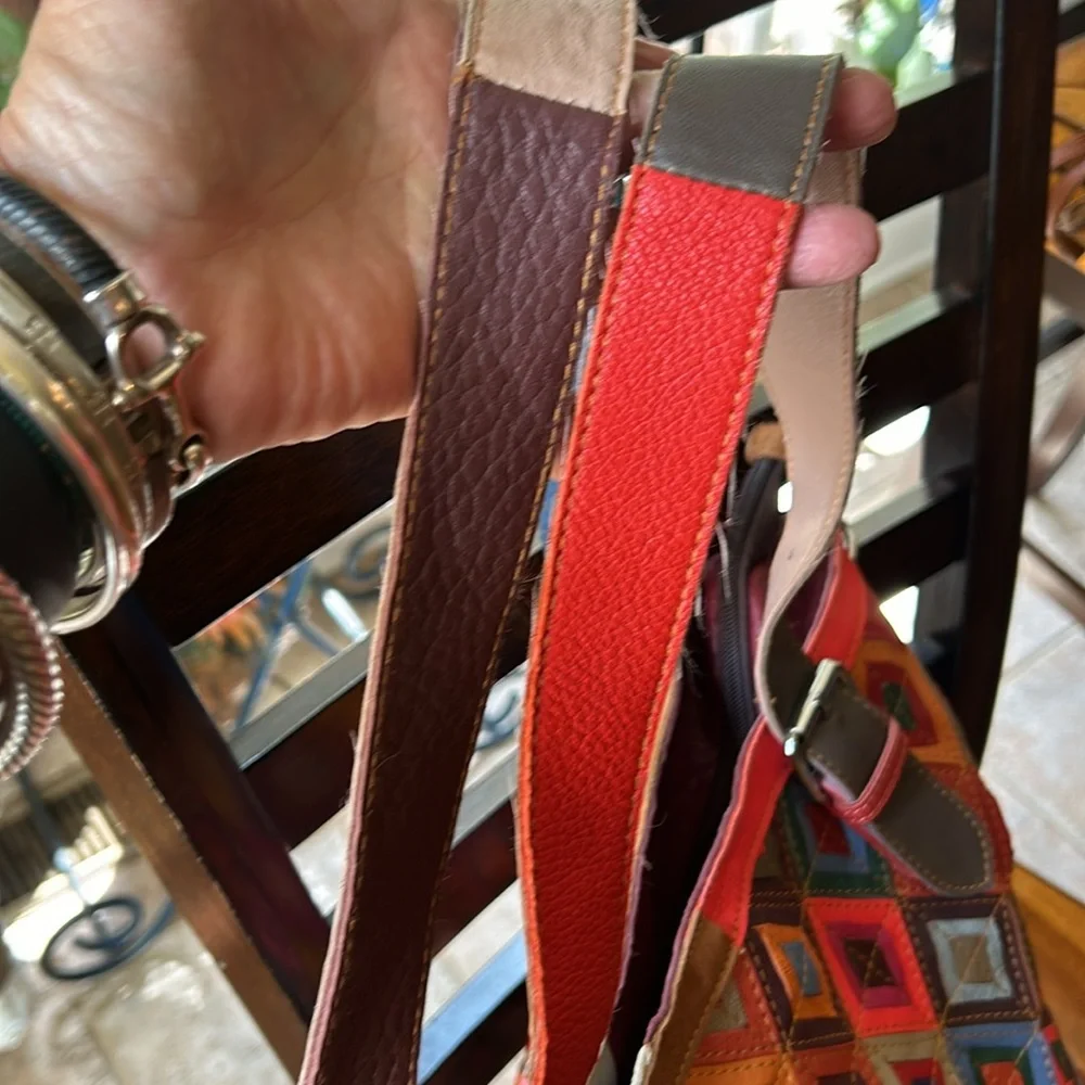 Awesome Ameri patchwork leather over size tote - Picture 3 of 14